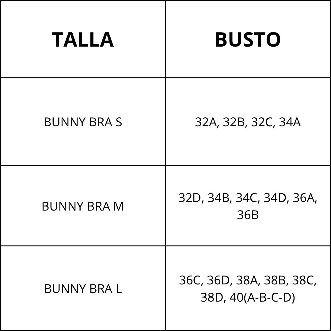 BUNNY BRA ®️ - Conejo Levantador De Busto