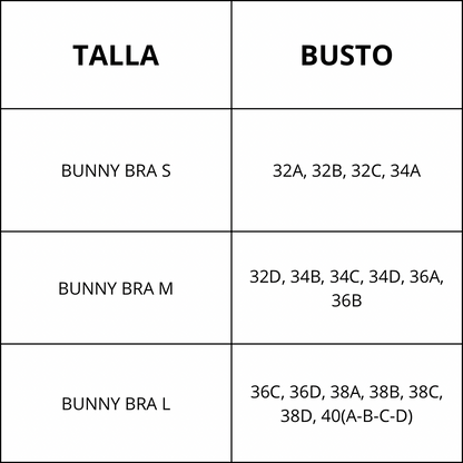 BUNNY BRA ®️ - Conejo Levantador De Busto